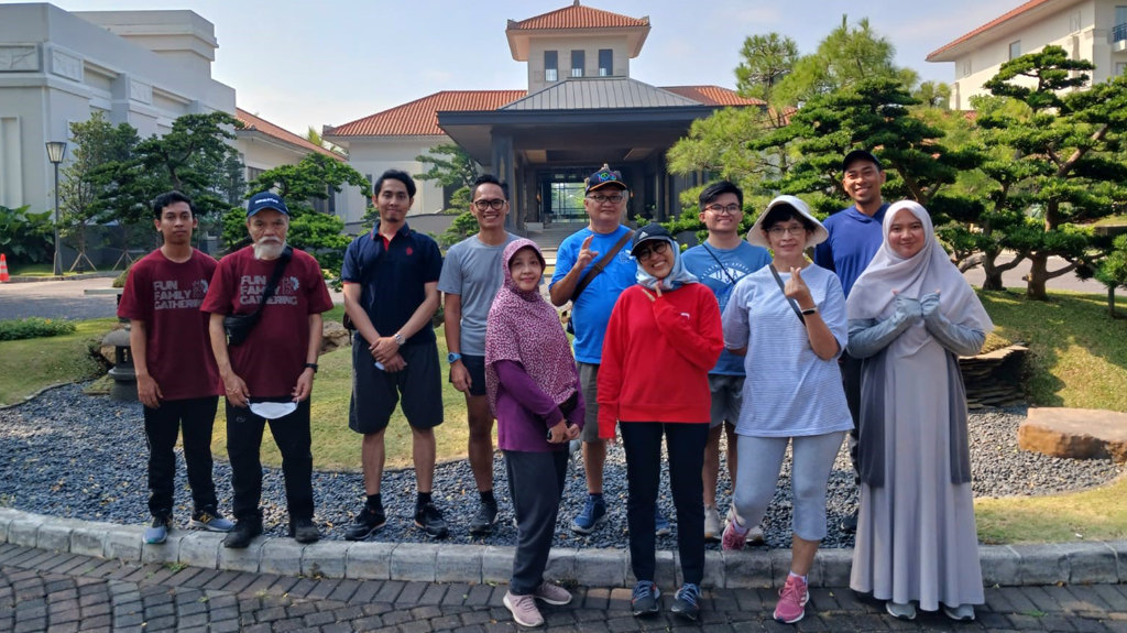 Peserta Fun Walk, Family Gathering Komunitas Teknik Industri ITB